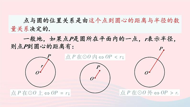 第27章圆27.2与圆有关的位置关系1点与圆的位置关系课件（华东师大版九下）05