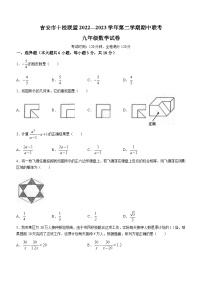 江西省吉安市十校联盟2022-2023学年九年级下学期期中数学试题