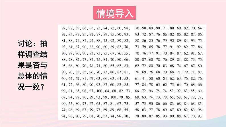 第28章样本与总体28.2用样本估计总体2简单随机抽样调查可靠吗课件（华东师大版九下）第2页