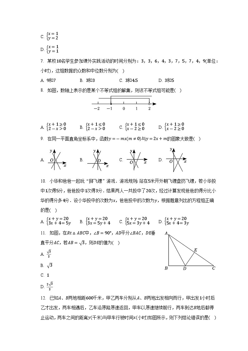 山东省济南市外国语学校2022-2023学年八年级上学期期末数学试卷+第2页