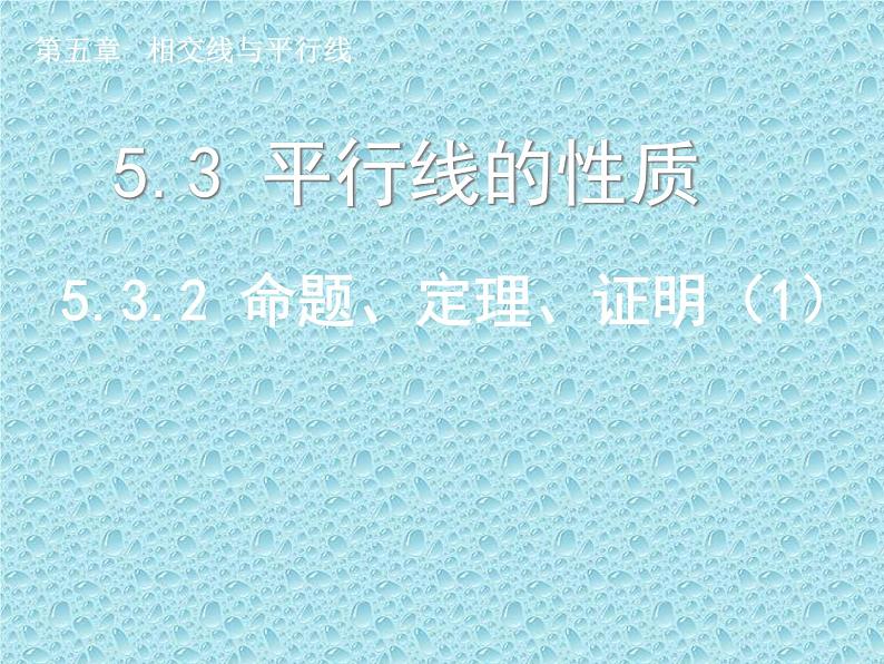 《命题、定理、证明１》PPT课件3-七年级下册数学人教版第1页