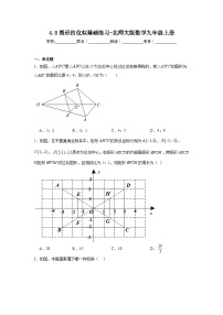 北师大版九年级上册8 图形的位似习题