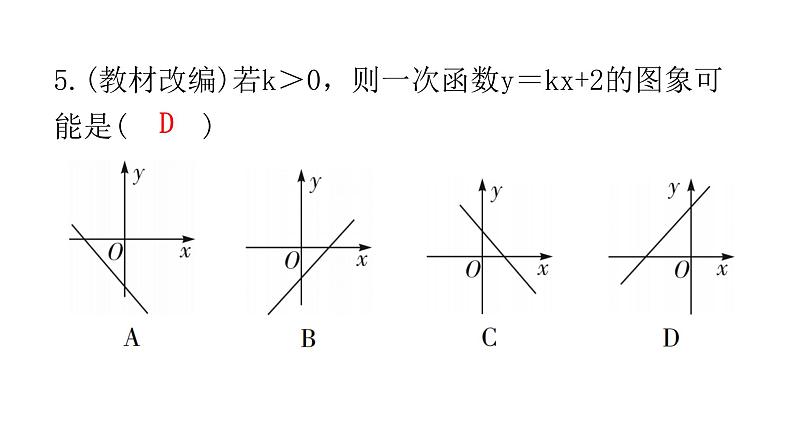 中考数学复习第三章函数第10课时一次函数课件第6页