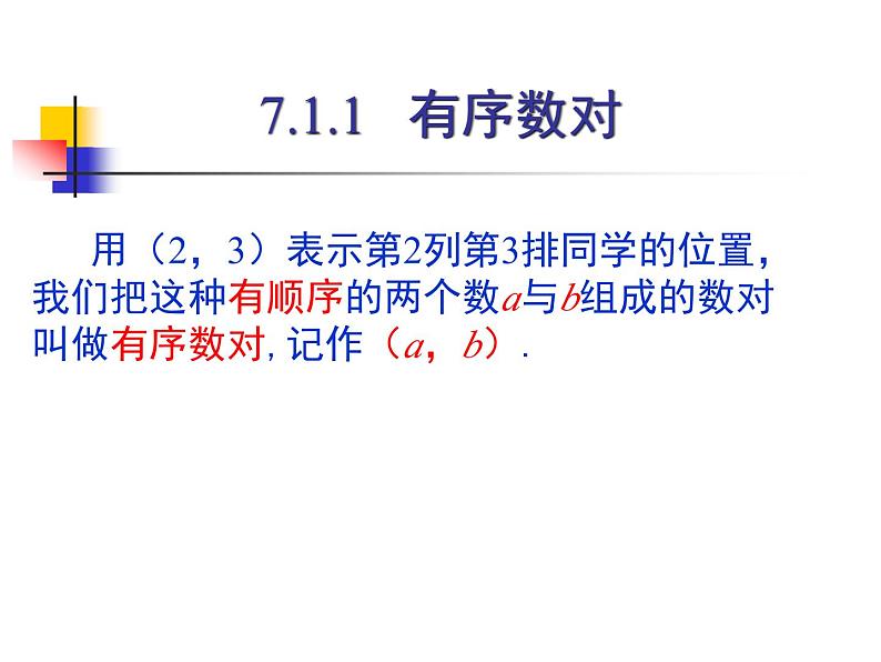 《有序数对》PPT课件2-七年级下册数学人教版07