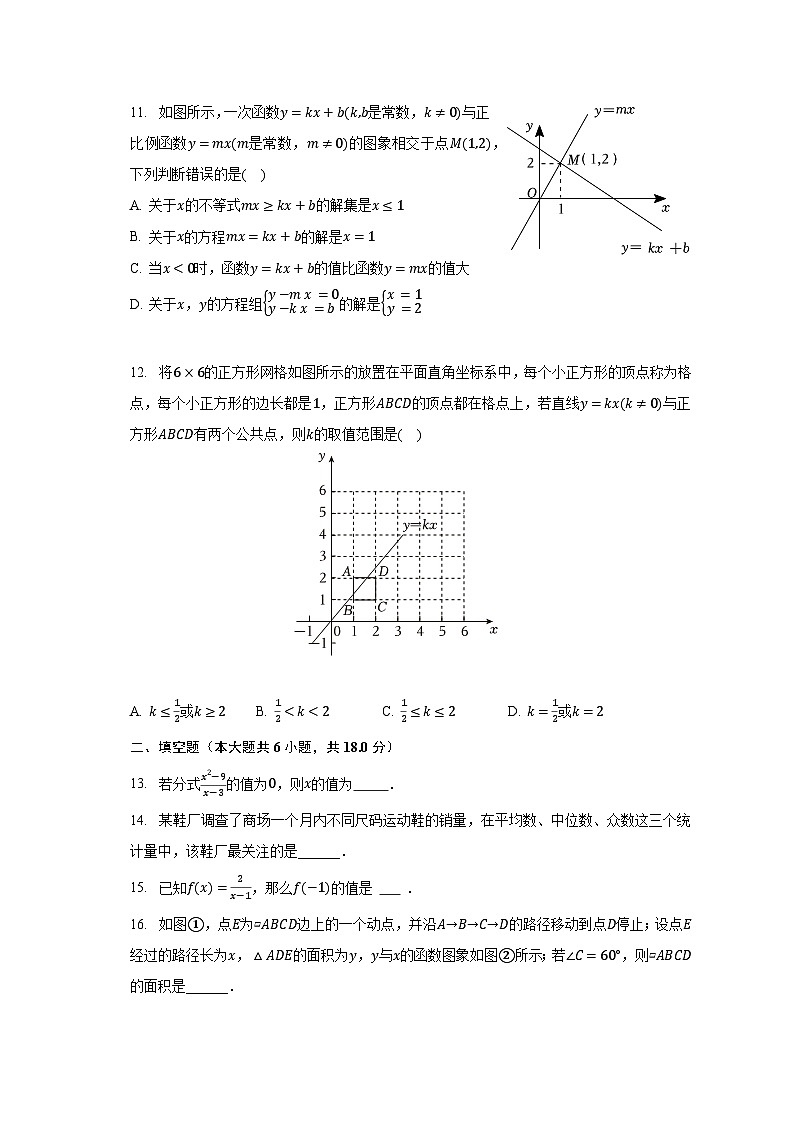 2022-2023学年四川省乐山市井研县八年级（下）期末数学试卷（含解析）第3页