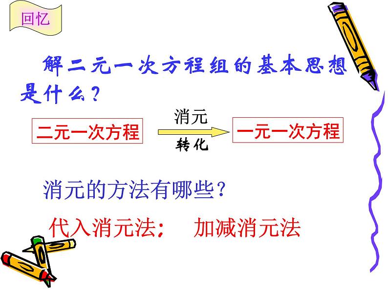 《用适当方法解二元一次方程组》PPT课件1-七年级下册数学人教版第2页