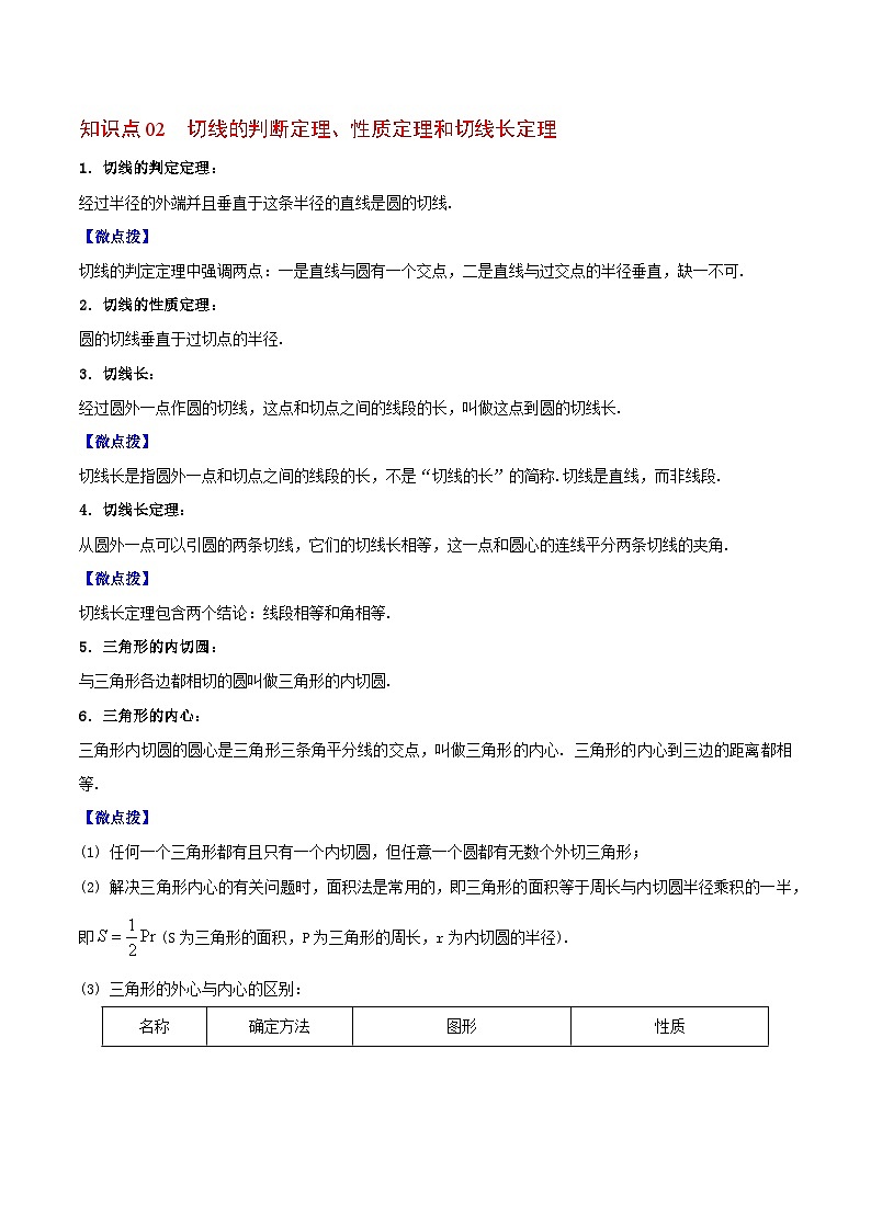 2.5 直线与圆的位置关系-九年级数学上册同步精品讲义（苏科版）03