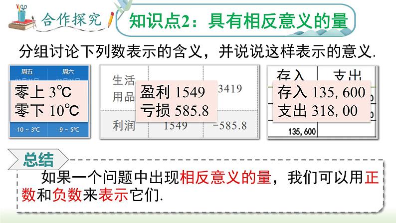 人教版七年级数学上册课件 1.1 正数和负数08