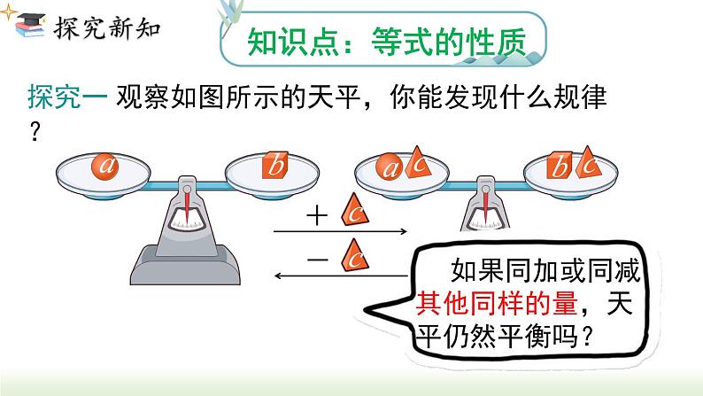 人教版七年级数学上册课件 3.1.2 等式的性质04