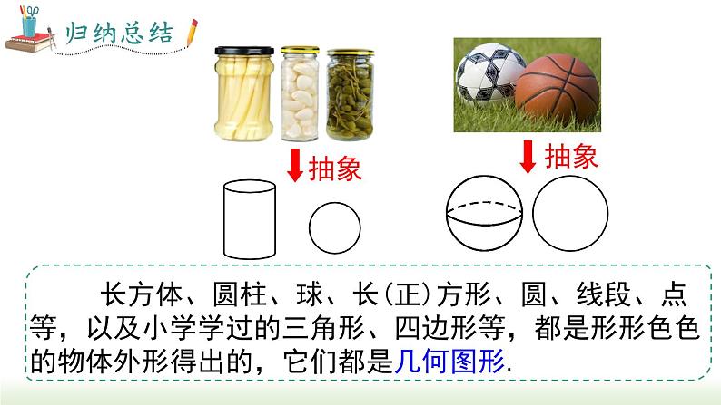 人教版七年级数学上册课件 4.1.1 第1课时 认识立体图形与平面图形第5页