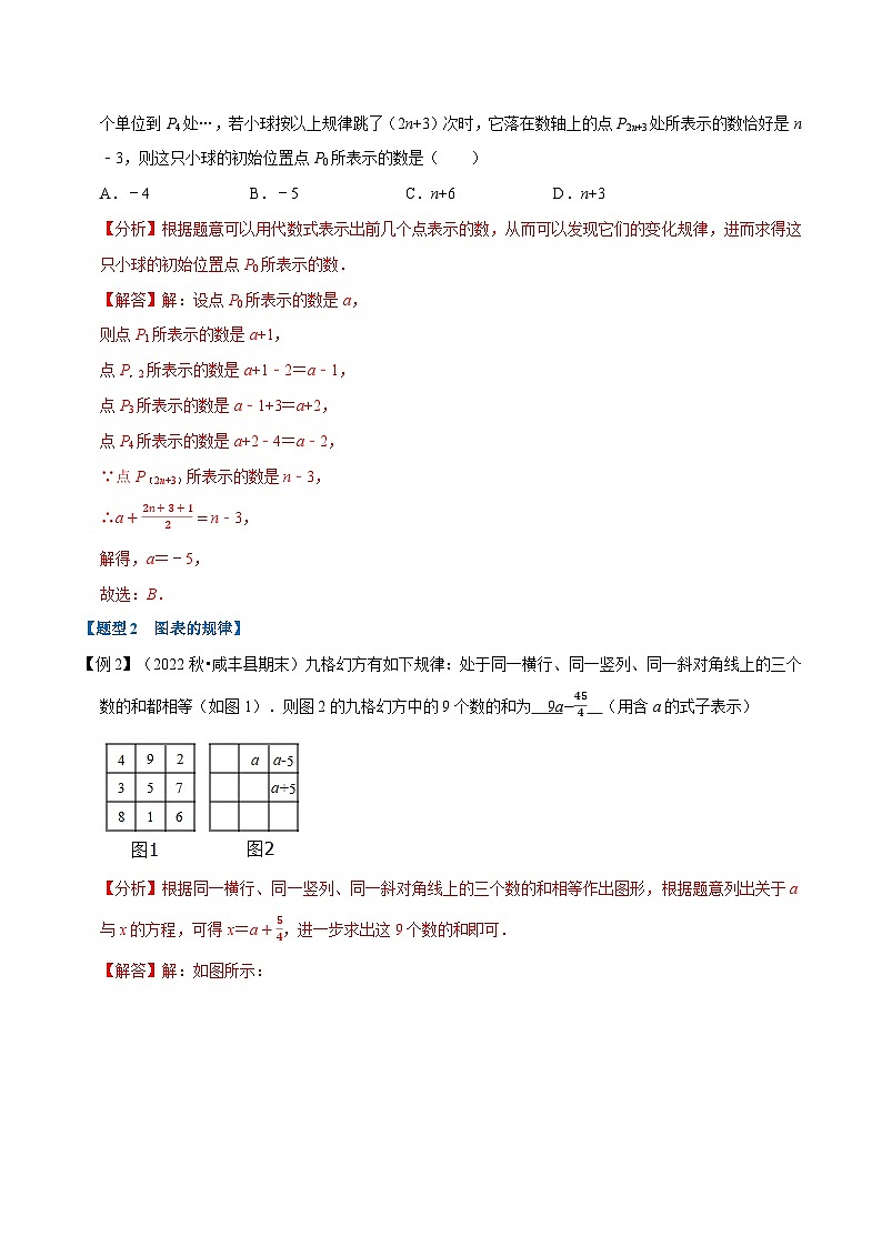 专题2.5 整式加减中的规律问题【六大题型】-2022-2023学年七年级数学上册举一反三系列（人教版）03