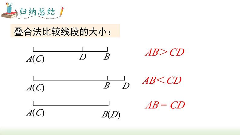 人教版七年级数学上册课件 4.2 第2课时 线段长短的比较与运算08