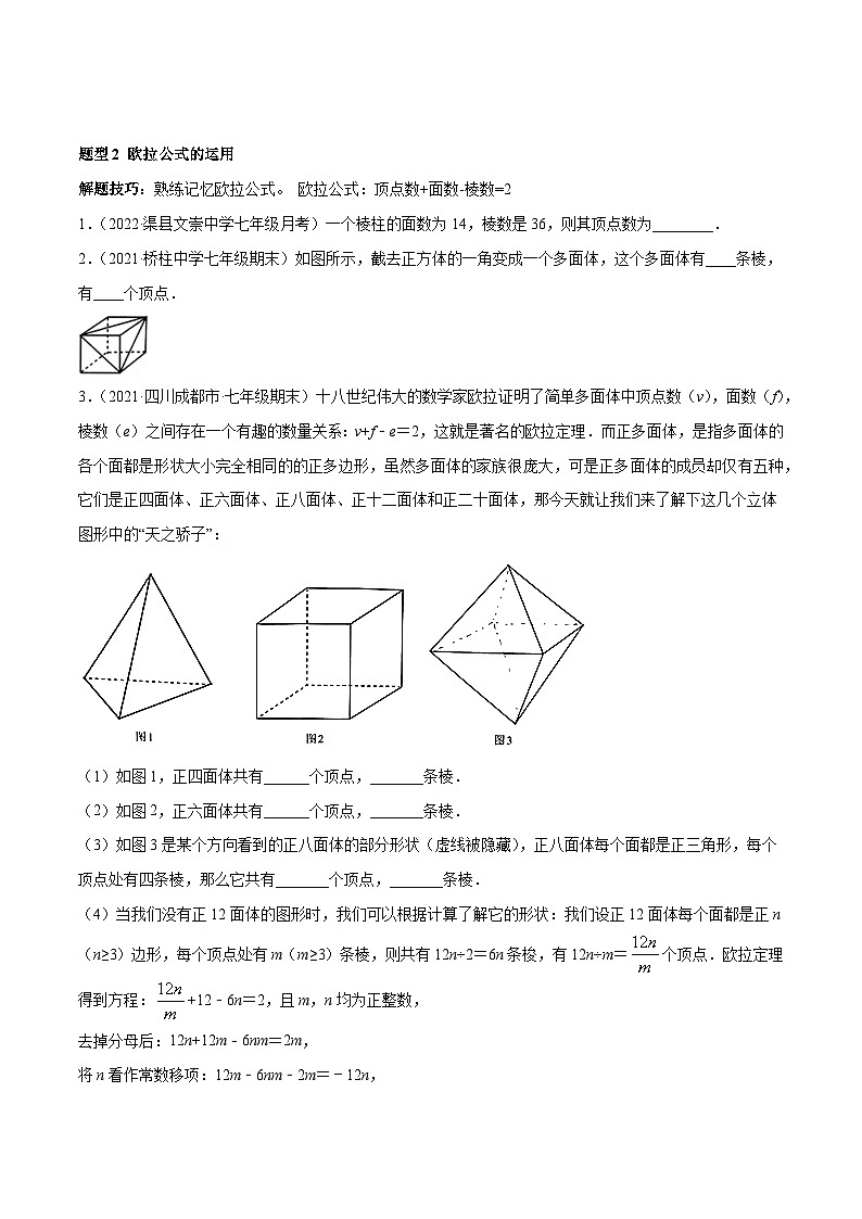七年级数学上册专题11 基本平面图形 重难点题型17个（原卷版）第2页