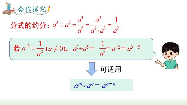 人教版八年级数学上册课件 15.2.3 第1课时 整数指数幂06