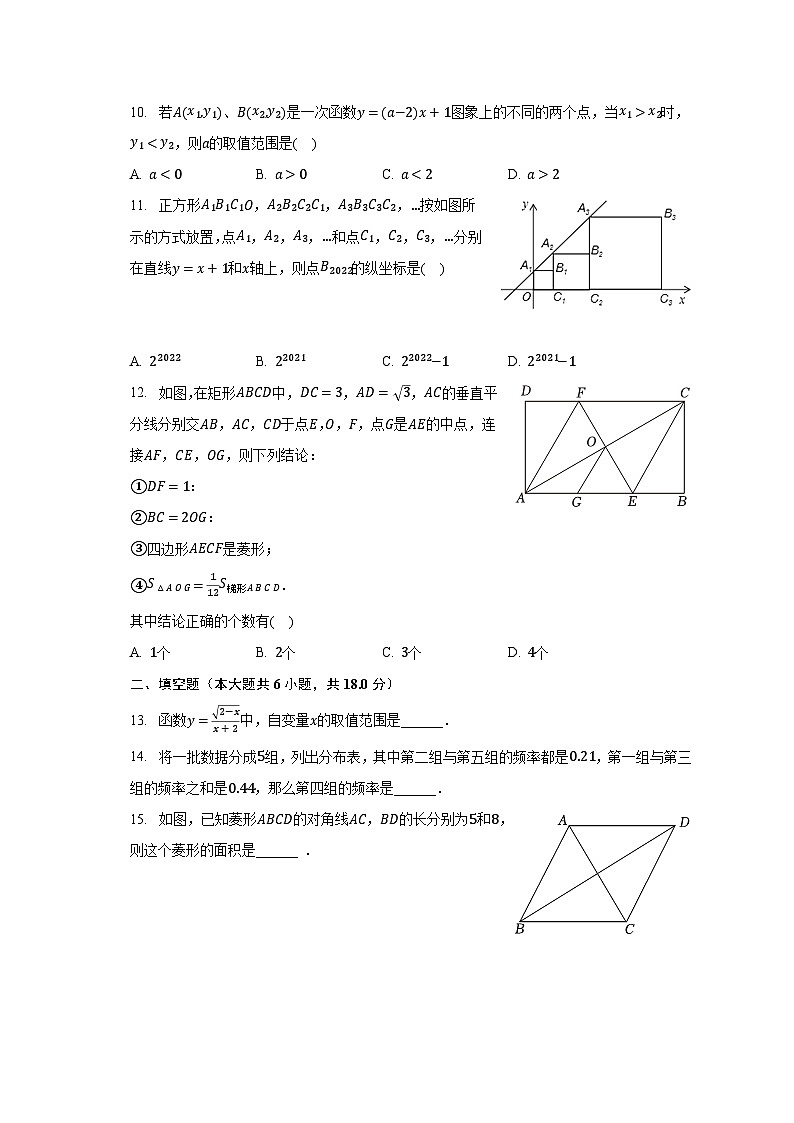 2023-2024学年湖南省永州市冷水滩区李达中学九年级（上）入学数学试卷（含解析）03