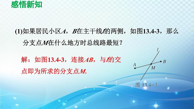 13.4 课题学习-最短路径问题 人教版八年级数学上册导学课件07