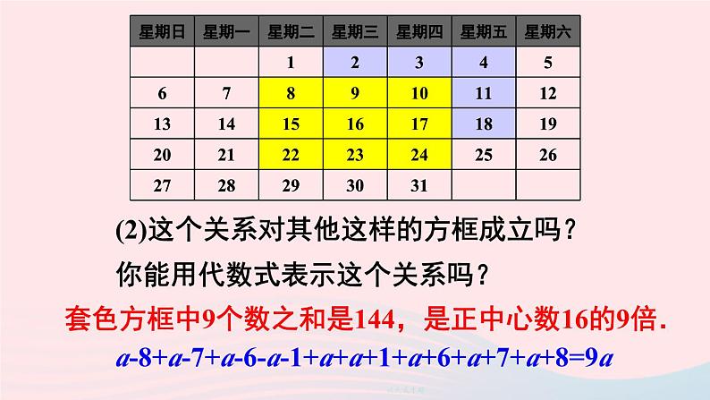 2023七年级数学上册第三章整式及其加减5探索与表达规律上课课件新版北师大版03