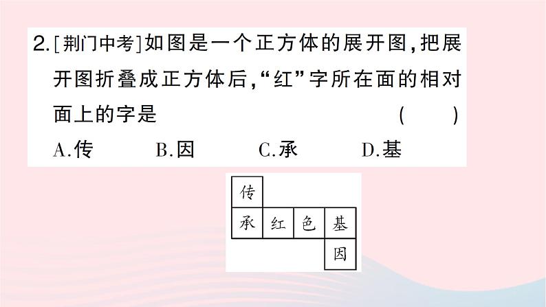 2023七年级数学上册期末基础专题1丰富的图形世界作业课件新版北师大版03