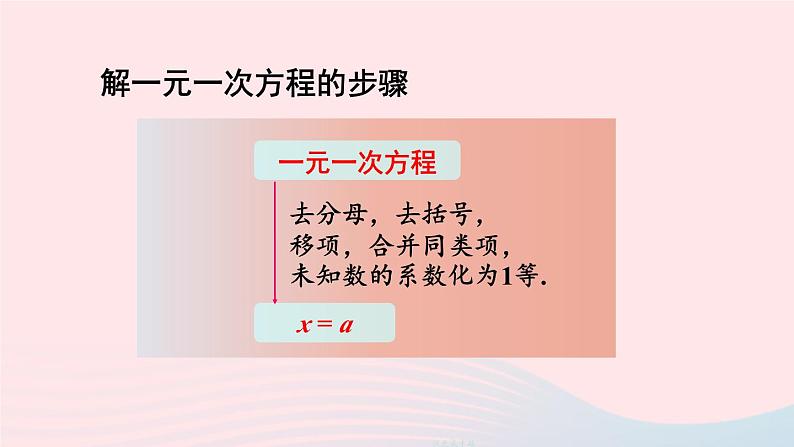 2023七年级数学上册第五章一元一次方程章末复习上课课件新版北师大版第4页