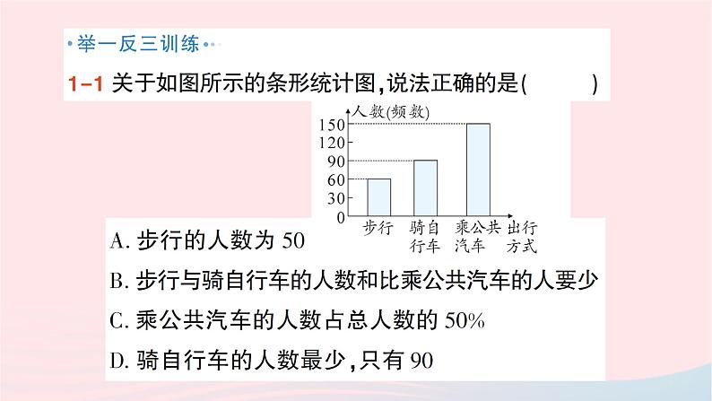 2023七年级数学上册第六章数据的收集与整理3数据的表示第二课时条形统计图和频数直方图作业课件新版北师大版06