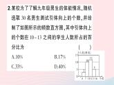 2023七年级数学上册第六章数据的收集与整理3数据的表示第二课时频数直方图知识点过关练作业课件新版北师大版