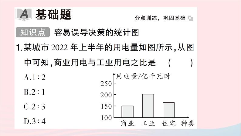 2023七年级数学上册第六章数据的收集与整理4统计图的选择第二课时统计图的误导作业课件新版北师大版02