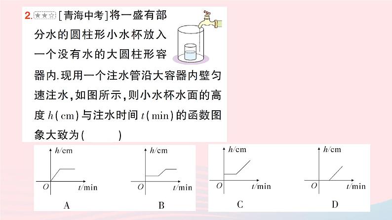 2023八年级数学上册第四章一次函数专题五函数图象信息处理问题课件新版北师大版08