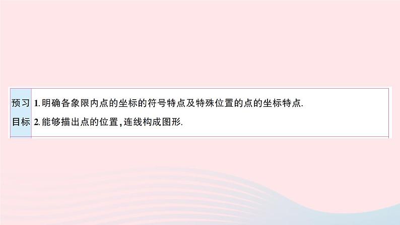 2023八年级数学上册第三章位置与坐标2平面直角坐标系第二课时平面直角坐标系中点的坐标的特征预习作业课件新版北师大版02