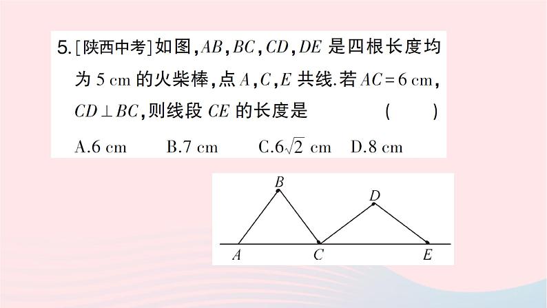 2023八年级数学上册期末基础专题2勾股定理及其应用作业课件新版北师大版05