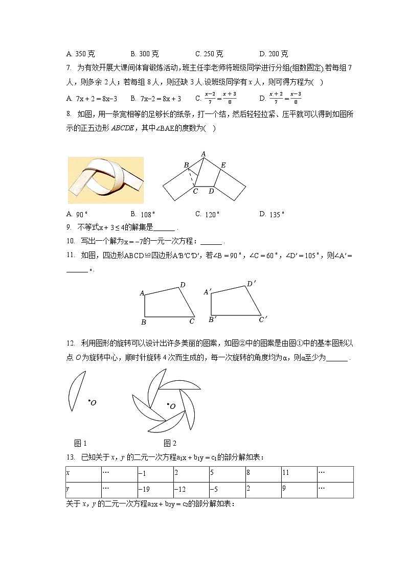 2022-2023学年吉林省长春市净月高新区七年级（下）期末数学试卷（含答案解析）02