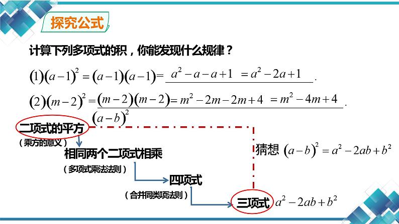 初中数学七年级第三单元第9课《3.4乘法公式（2）》课件05