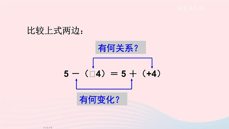 2023七年级数学上册第1章有理数1.4有理数的加减第2课时有理数的减法上课课件新版沪科版第5页