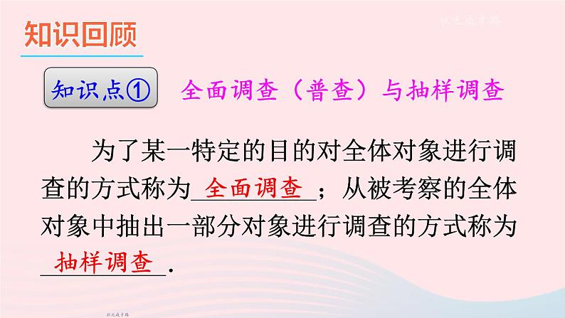 2023七年级数学上册第5章数据的收集与整理本章小结与复习上课课件新版沪科版第3页