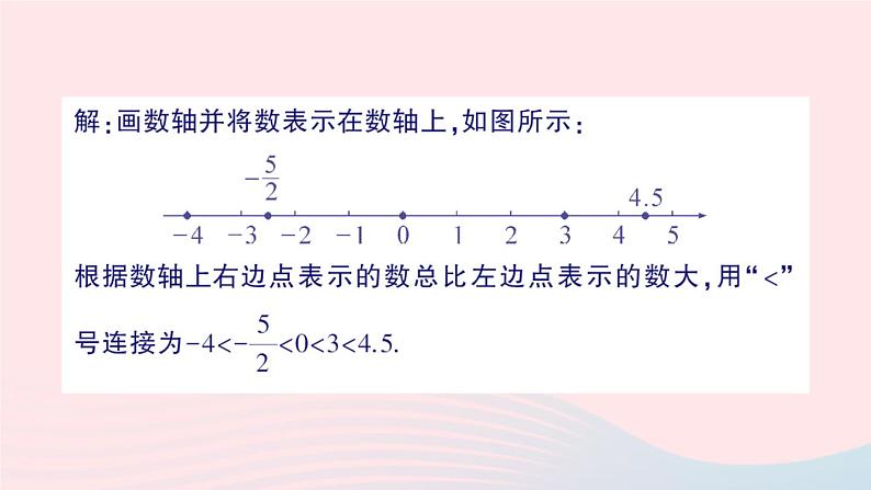 2023七年级数学上册第1章有理数1.3有理数的大小作业课件新版沪科版03