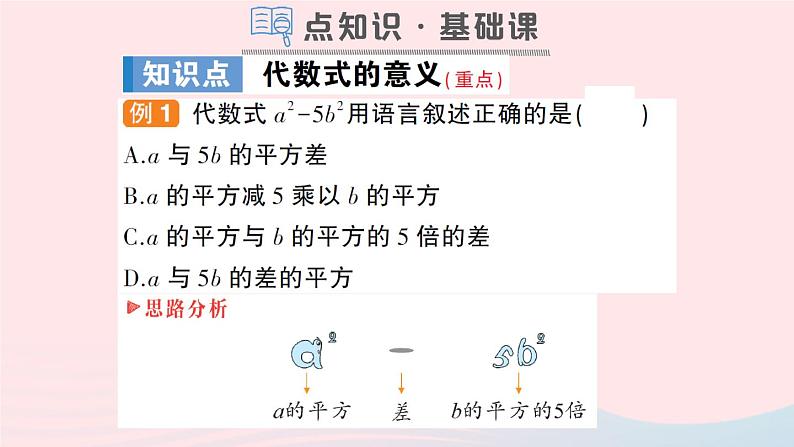 2023七年级数学上册第2章整式加减2.1代数式2.1.2代数式第2课时代数式的意义及规律探究作业课件新版沪科版02