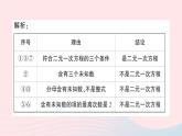 2023七年级数学上册第3章一次方程与方程组3.3二元一次方程组及其解法第1课时二元一次方程组作业课件新版沪科版