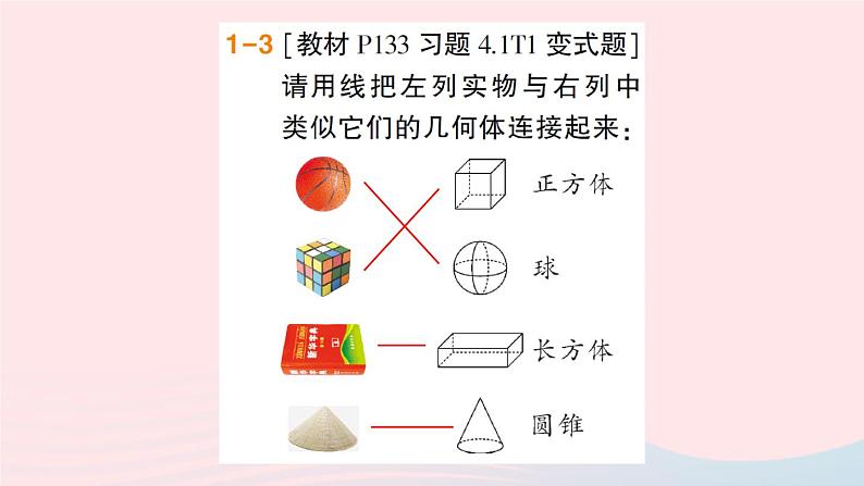 2023七年级数学上册第4章直线与角4.1几何图形作业课件新版沪科版05