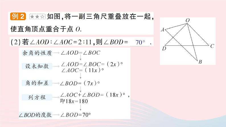 2023七年级数学上册第4章直线与角专题十一角度计算中的常见模型作业课件新版沪科版08