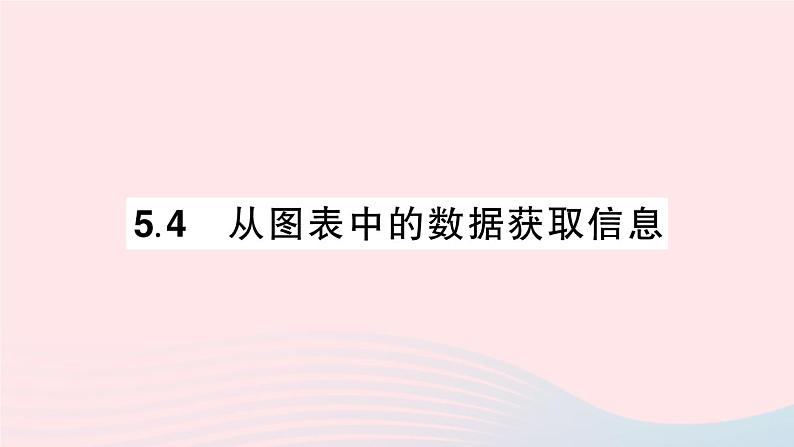 2023七年级数学上册第5章数据的收集与整理5.4从图表中的数据获取信息作业课件新版沪科版01