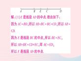 2023七年級數(shù)學上冊期末中檔專題3與線段角有關(guān)的計算與說理作業(yè)課件新版滬科版