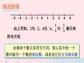 2023七年级数学上册第1章有理数1.2数轴相反数和绝对值第2课时相反数上课课件新版沪科版