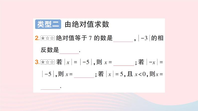 2023七年级数学上册第1章有理数专题一绝对值的应用作业课件新版沪科版06