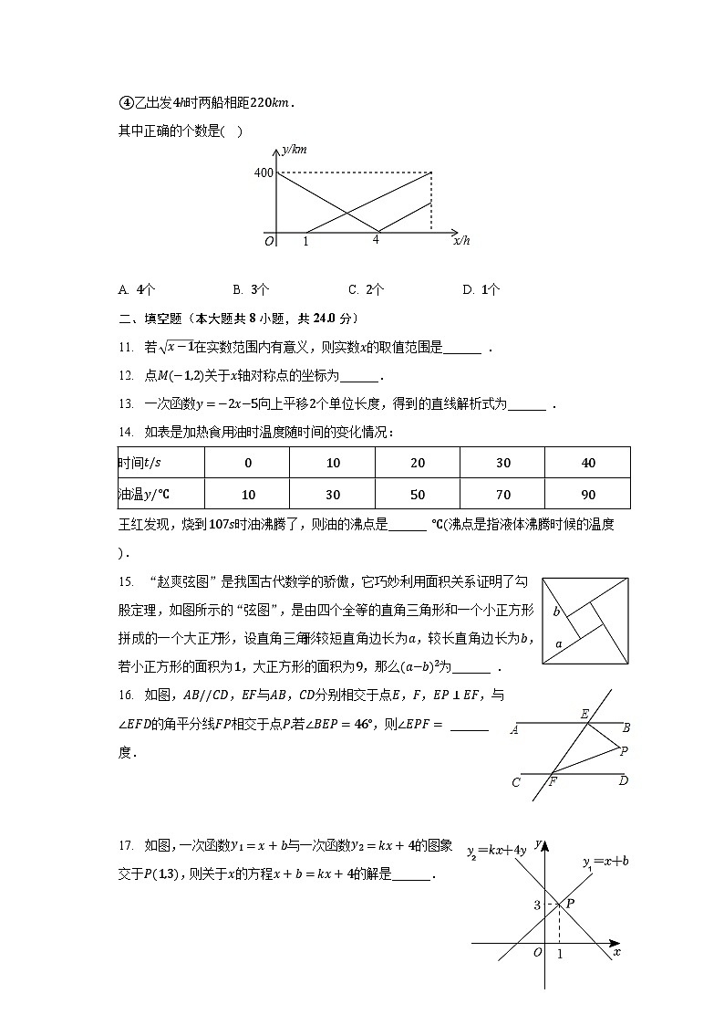 2023-2024学年黑龙江省大庆市肇源县头台学校、义顺中学七年级（上）开学数学试卷（含解析）第3页