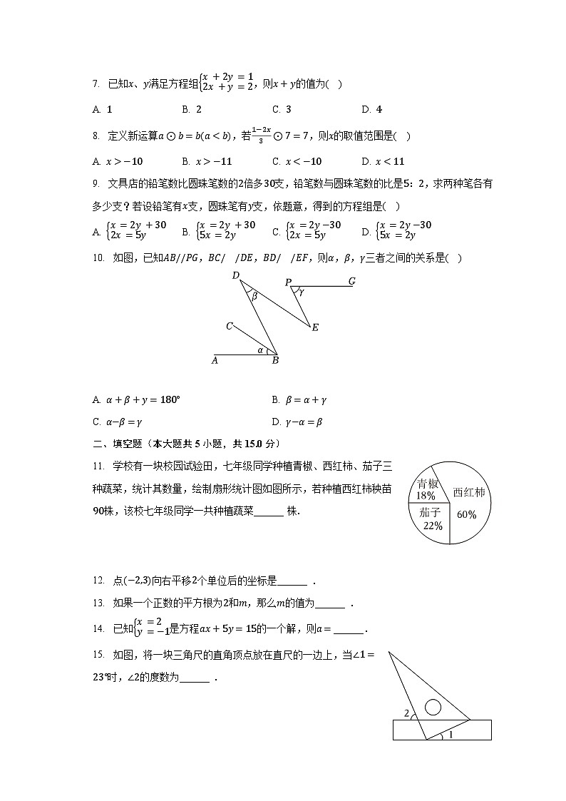 2023-2024学年广东省惠州市小金茂峰学校八年级（上）开学数学试卷（含解析）第2页
