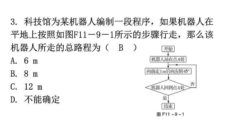 人教版八年级数学上册第十一章三角形第9课时多边形的外角和分层作业课件第3页