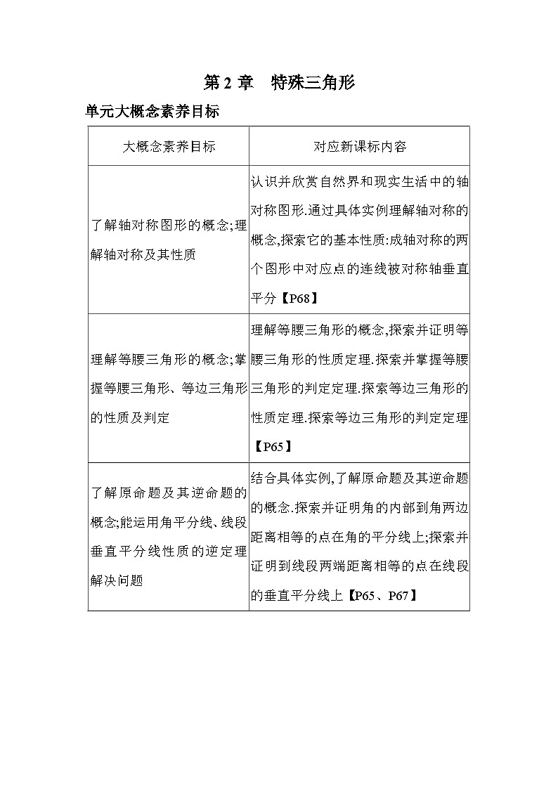 2.1 图形的轴对称 浙教版数学八年级上册素养提升练(含解析)01