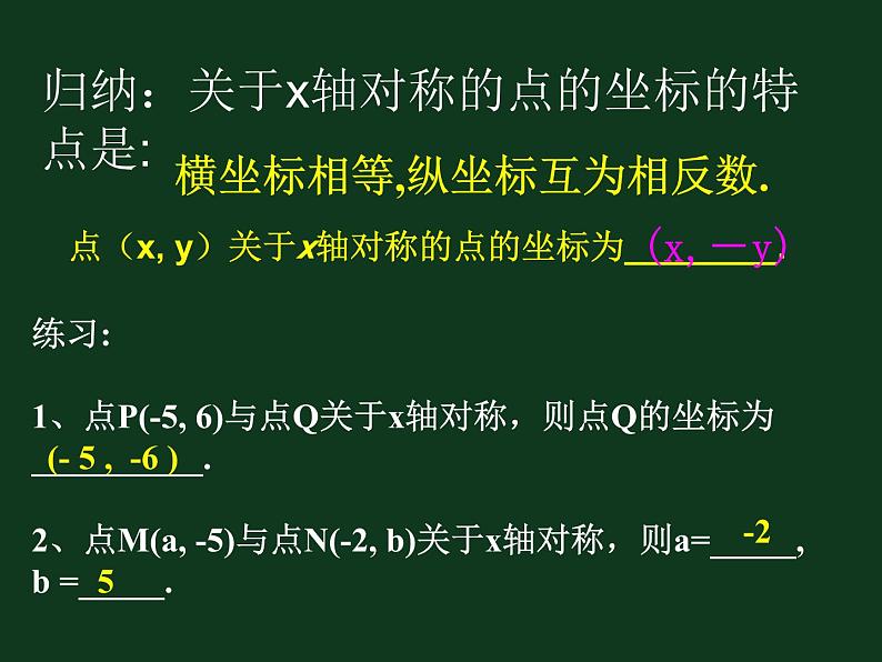 《用坐标表示轴对称》PPT课件2-八年级上册数学人教版第7页