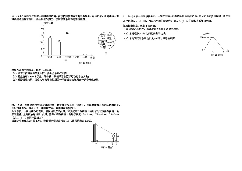 2009年陕西省中考数学试卷第2页
