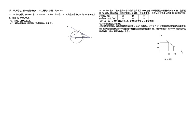 2013年临沂市中考数学试卷第3页