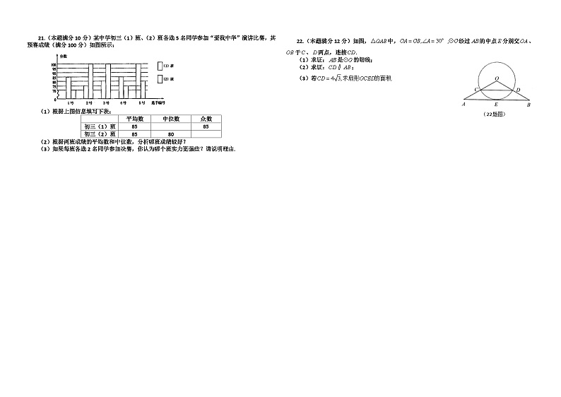 2010年山东省菏泽市中考数学试卷与答案03